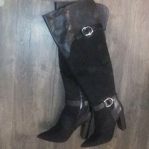 Knee High Suede Boots